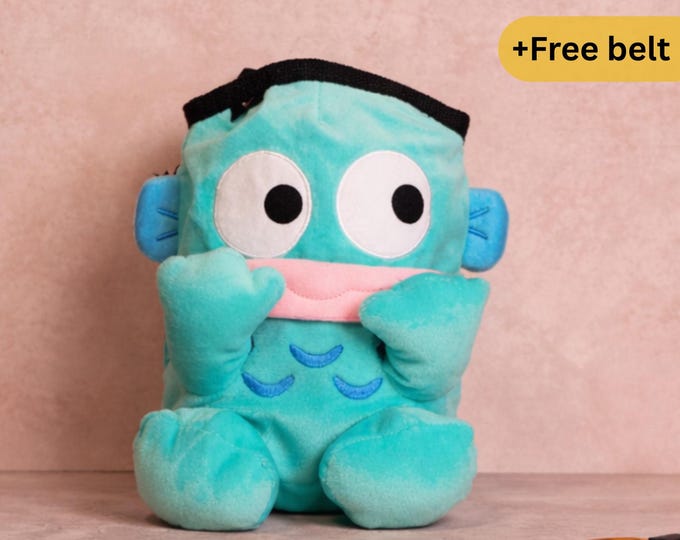 Frog Goblin Chalk Bag, Weird Plush Climbing Accessory