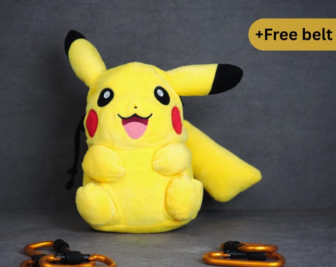 Pikachu Chalk Bag – Electrify Your Climb!