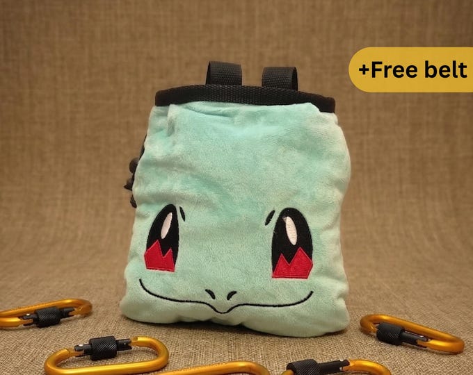 Bulbasaur Chalk Bag | Pokemon Climbing Chalk Bag