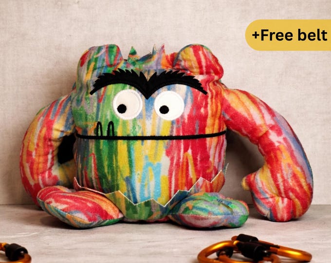 Rainbow Monster Chalk Bag