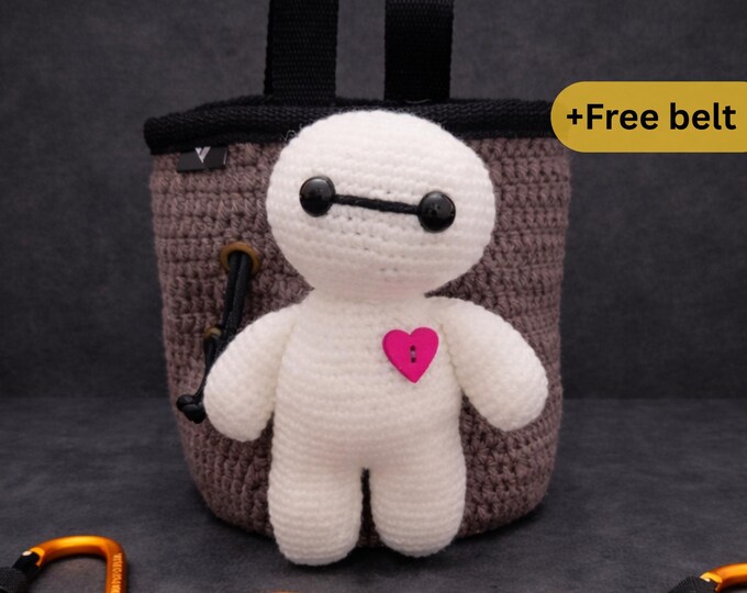 Baymax Crochet Chalk Bag