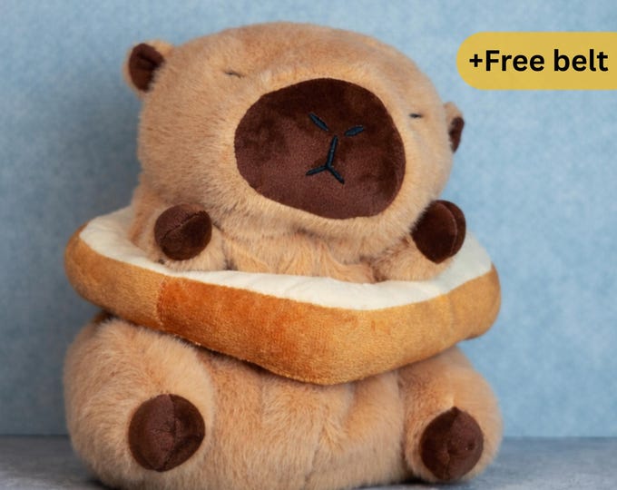 Capybara Donut Chalk Bag | Plush Rock Climbing Accessory