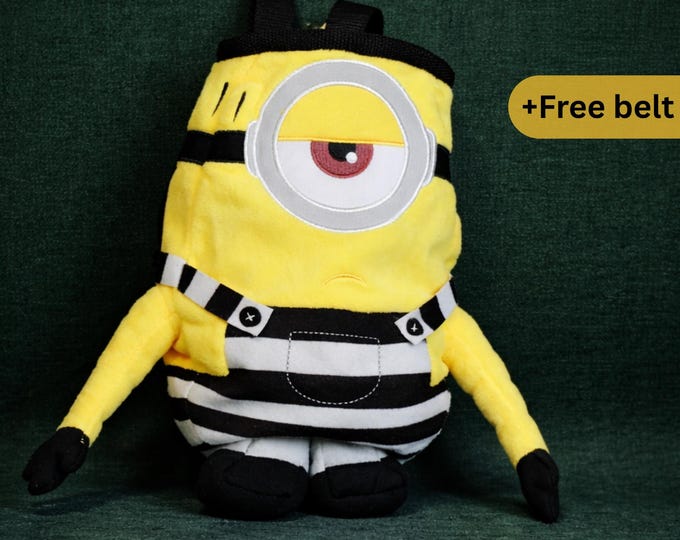 Plush Minion Prison Break Chalk Bag