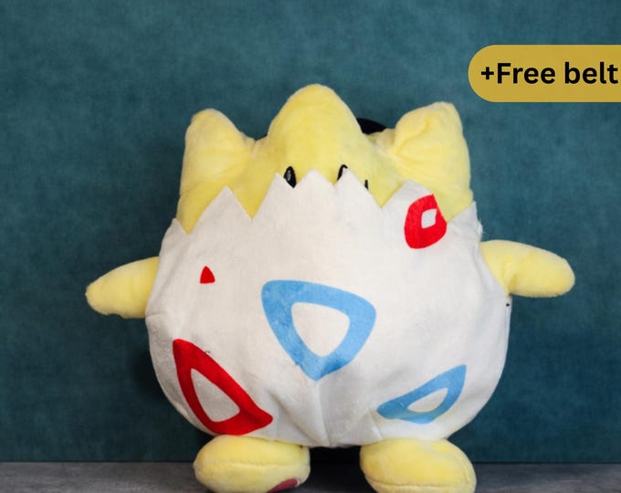Togepi Pokémon Chalk Bag | Fairy-Type Plush Climbing Bag | Soft & Playful Gym Gear