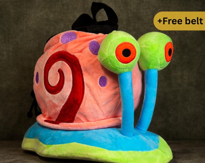 Gary the Snail Chalk Bag | Funny Climbing Bag Inspired by SpongeBob