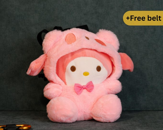My Melody Plush Chalk Bag, Sanrio Bear Hoodie, Bouldering Gift