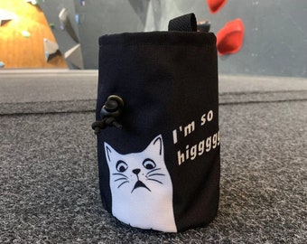 Chalk bag "Surprised Cat"