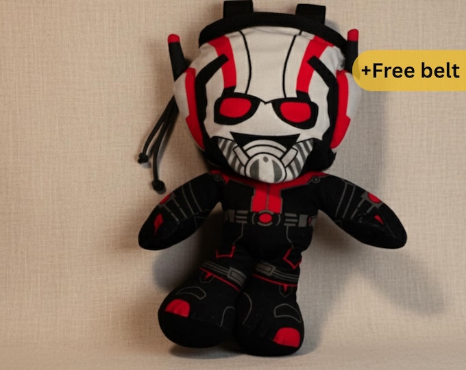 Ant-Man Chalk Bag | Marvel Plush Climbing Bag for Superhero Fans