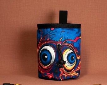Psyched Eyes Chalk Bag | Wild Vibes for Bold Climbers