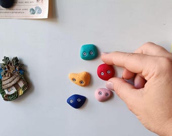 Climbing Hold Magnets, Handmade Polymer Clay Fridge Magnets
