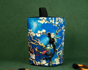 Van Gogh "Almond Blossoms" Chalk Bag | Artistic Rock Climbing Bag