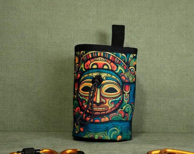 Tribal Spirit Chalk Bag — Guardian of the Crag