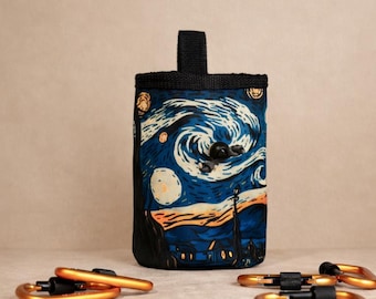 Van Gogh Inspired Chalk Bag - "Starry Chalk Night"