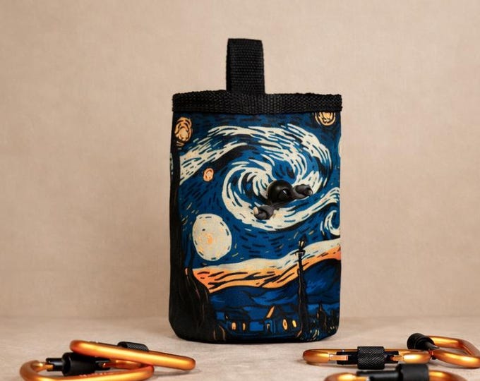 Van Gogh Inspired Chalk Bag - "Starry Chalk Night"