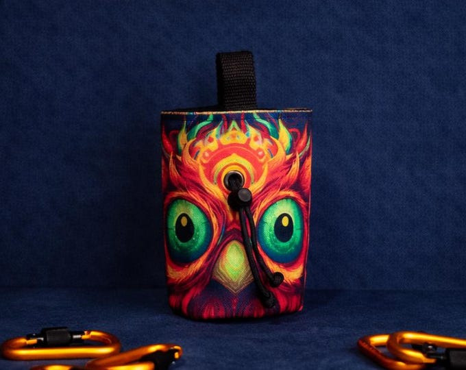 Fire Owl Chalk Bag | Ignite Your Climb