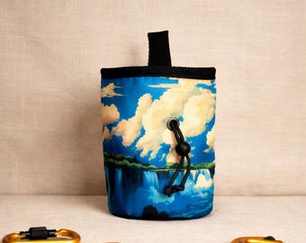 Waterfall Horizon Chalk Bag | Dreamy Climbing Accessory