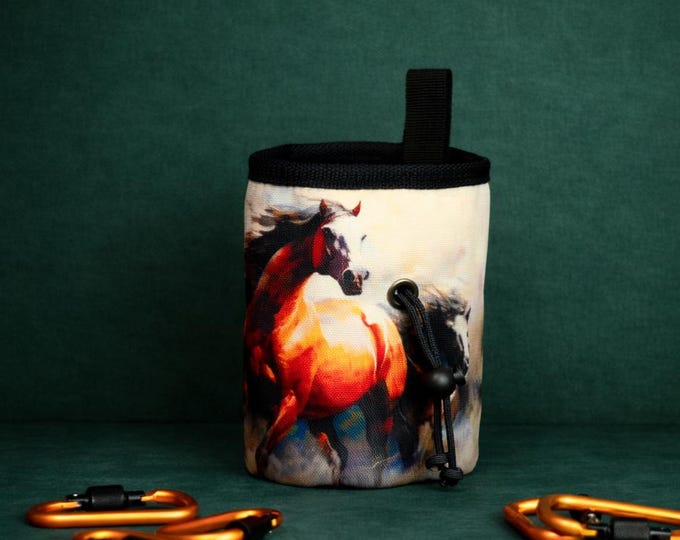 Wild Spirit Chalk Bag  | Gallop into the Crux