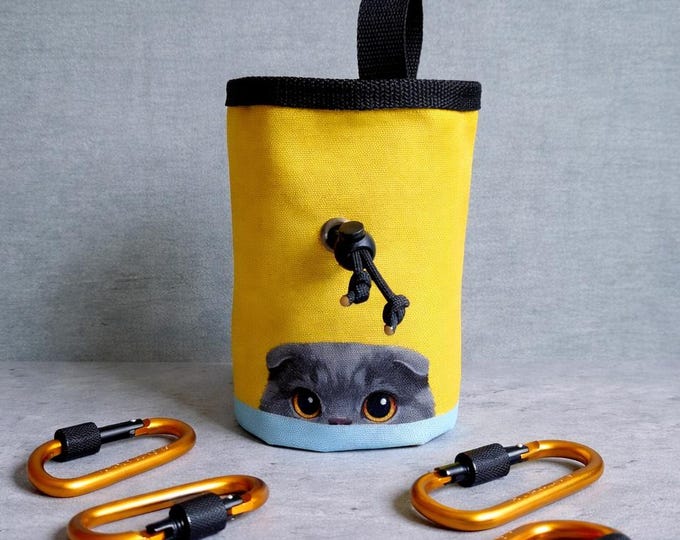 Kitten Climbing Chalk Bag