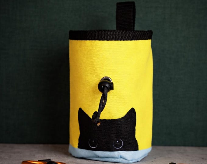 Black Cat Peek Chalk Bag – Curiosity Meets Climbing