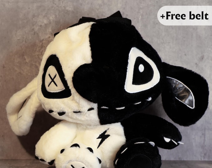 Stitch Chalk Bag | Rock Climbing Plush Chalk Bag | Cute & Functional Bouldering Gear
