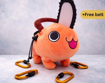 Bolsa de tiza Pochita de felpa, cubo de tiza