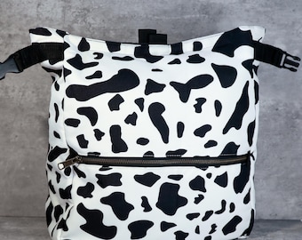 Chalk Bucket “Cow Texture” — Moo-ve in Style!