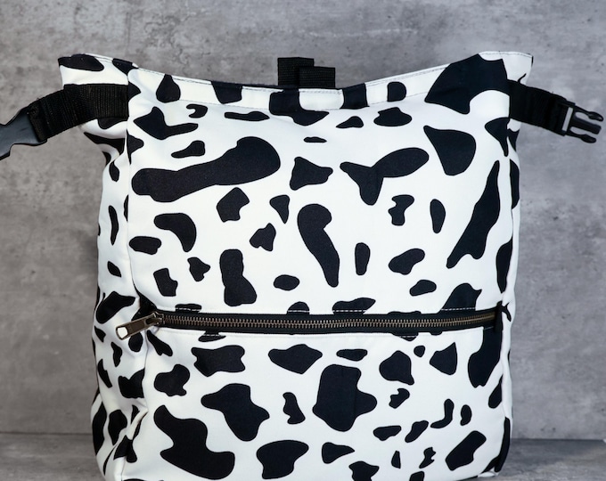 Chalk Bucket “Cow Texture” — Moo-ve in Style!