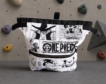 One Piece Inspired Chalk Bucket | Anime Climbing Chalk Bag | Manga Bouldering Bucket