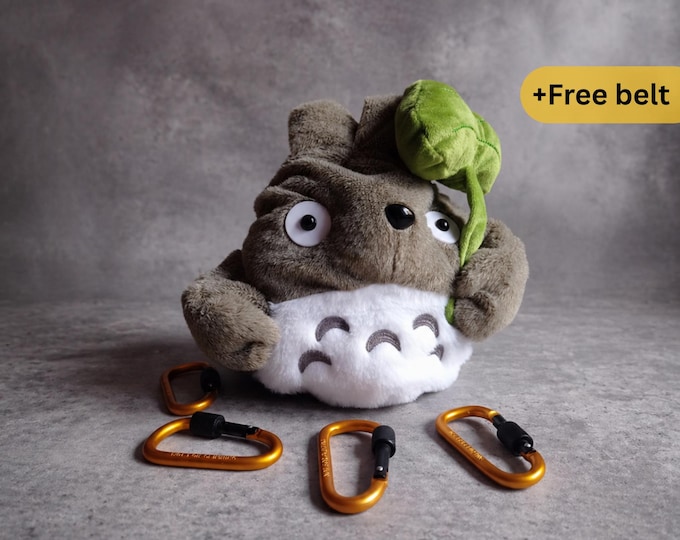 Plush Forest Spirit Chalk Bag, Large Climbing Gift