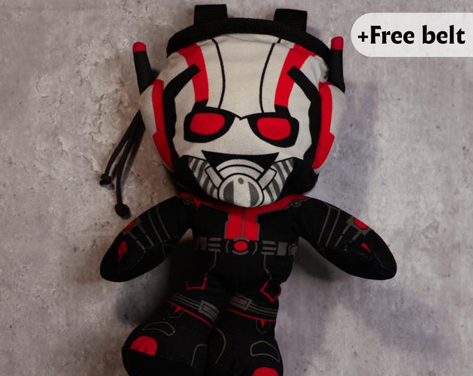 Ant-Man Chalk Bag | Marvel Plush Climbing Bag for Superhero Fans