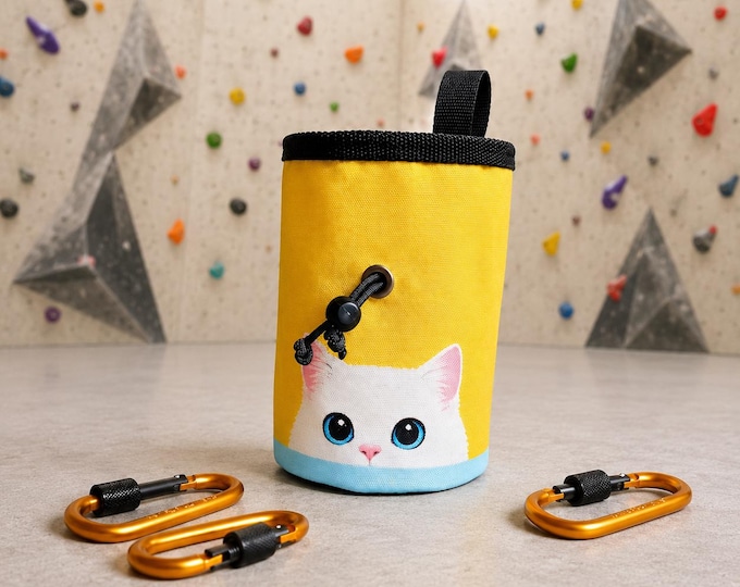 White Cat Chalk Bag