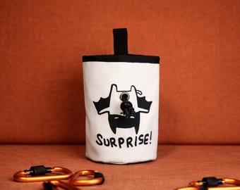 Surprise Bat Chalk Bag — A Little Winged Trickster