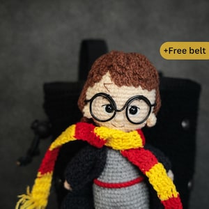 Bolsa de magnésio para escalador Wizard Boy | Bolsa de crochê feita à mão para escalada | Presente mágico para fãs de Harry Potter