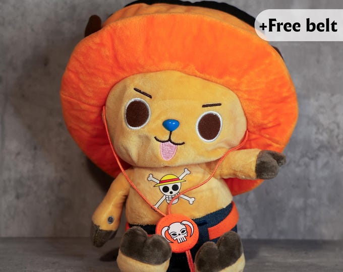 One Piece Chopper Chalk Bag | Plush Climbing Bag with Ace Hat Style