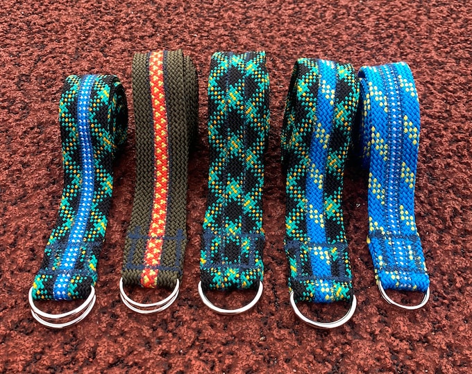 Belt from recycling climbing rope