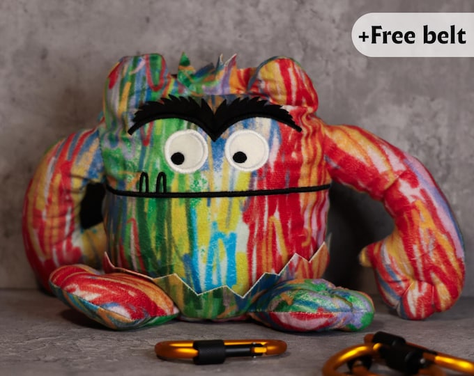 Rainbow Monster Chalk Bag
