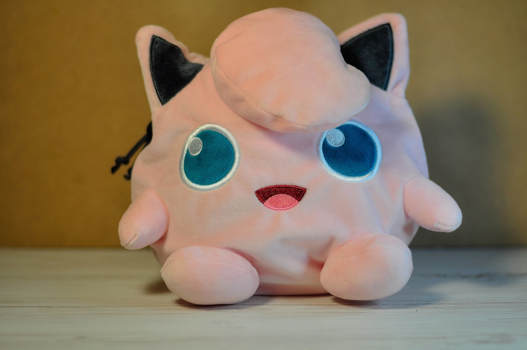 Chalk Bag, Plush Toy, Pokemon jigglypuff Etsy