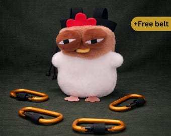 Ugly Chicken Plush Climbing Chalk Bag (Small)