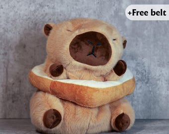 Capybara Donut Chalk Bag | Plush Rock Climbing Accessory