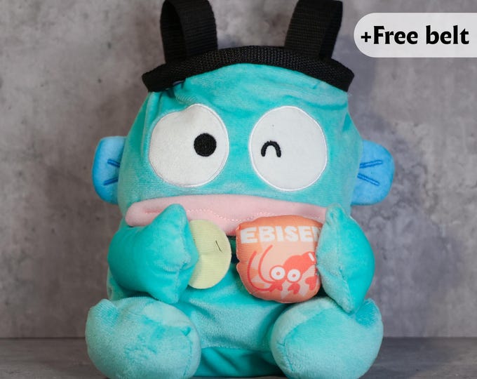 Sayur Chalk Bag | Handmade Plush Climbing Bag | Cute Sea Creature Chalk Holder with Shrimp Snack