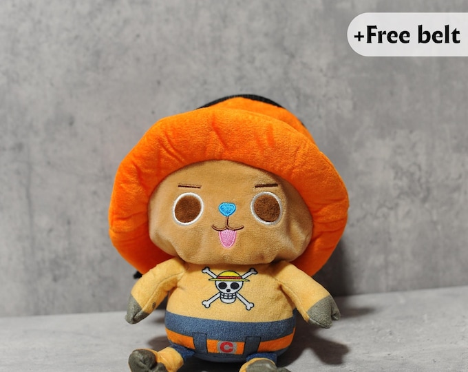 One Piece Chopper Chalk Bag | Plush Climbing Bag with Ace Hat Style