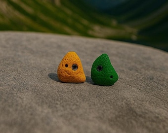 Tiny Holds, Climbing Inspired Earrings