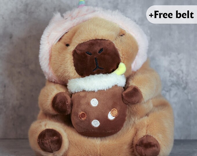 Capybara Boba Tea Chalk Bag – Cozy Climber Edition