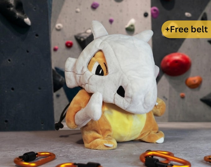 Chalk Bag – Plush Climbing Companion Inspired by Pokemon’s Caracalla