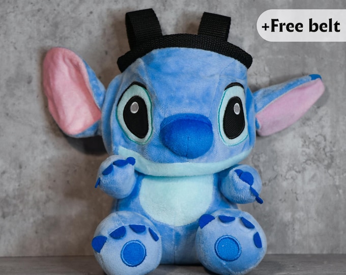 Stitch Chalk Bag | Plush Climbing Bag Inspired by Lilo & Stitch