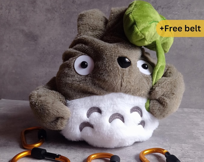 Plush Forest Spirit Chalk Bag, Large Climbing Gift