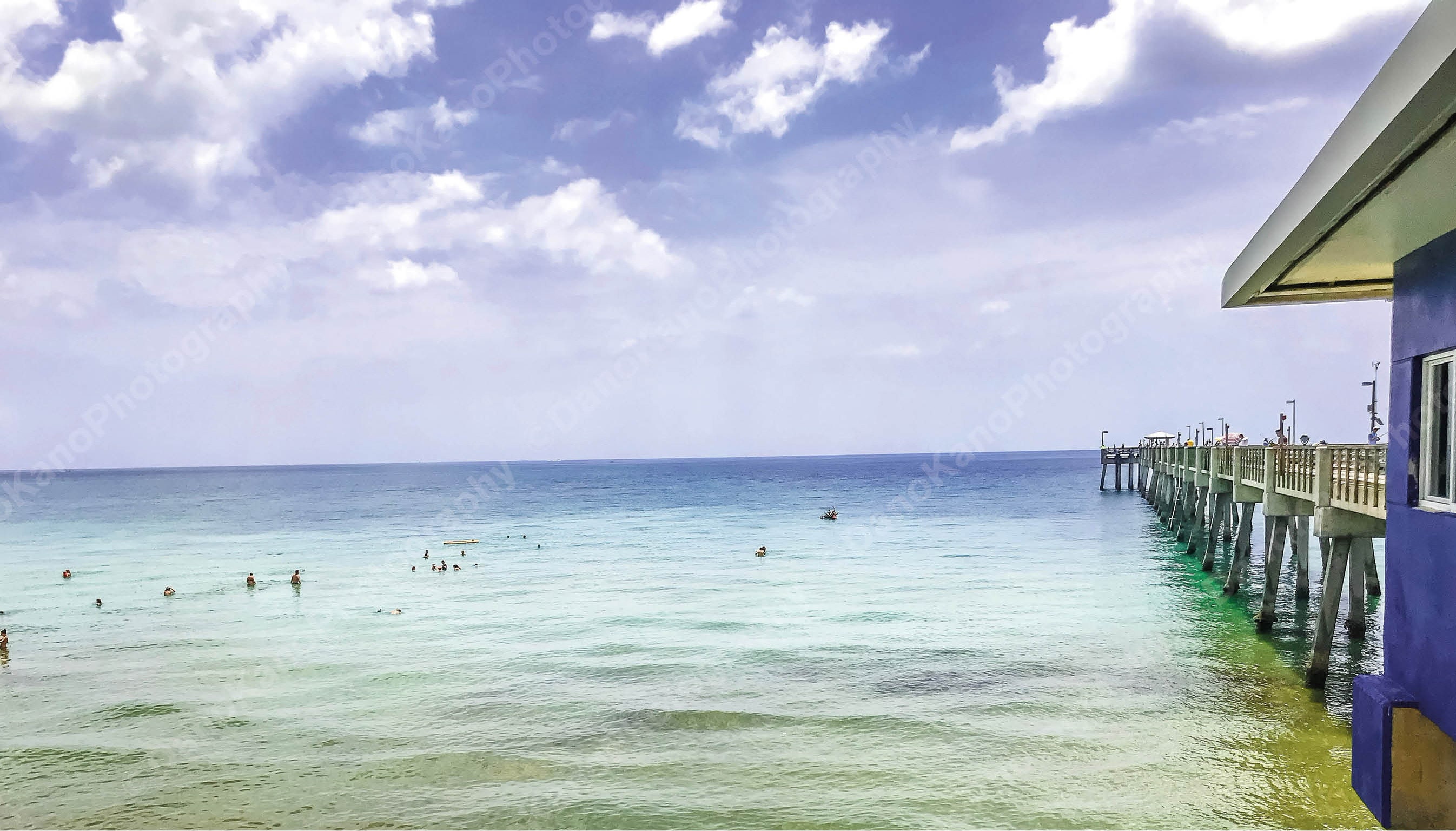 Dania Beach Pier, Florida (Instant Download) Beach photography, Home Decor, Wall Art