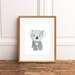 Baby Koala Bear Watercolor Printable, Nursery Wall Art, Cute Baby ...