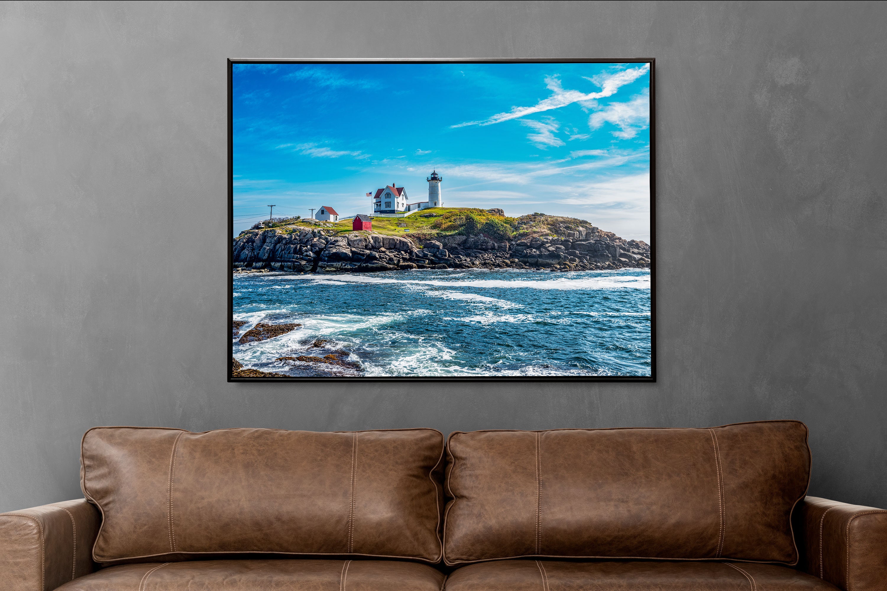 Lighthouse Print | Lighthouse Wall Art | Nubble Lighthouse | Lighthouse ...
