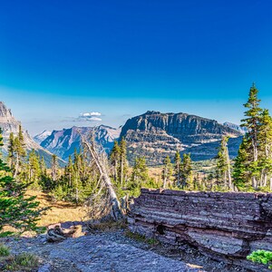 National Park Poster | National Park Prints | Glacier National Park Wall Art | Mountain Print | Printable Wall Art | Instant Download